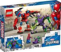 Spider-Mans und Green Goblins Mech-Duell