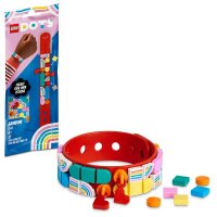 Regenbogen Armband mit Anh&auml;ngern