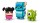 Sulley, Mike und Boo