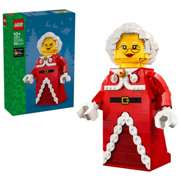 Große Frau Weihnachtsmann-Minifigur