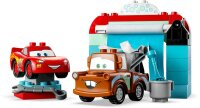 Lightning McQueen und Mater in der Waschanlage