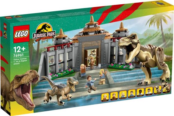Angriff des T. rex und des Raptors aufs Besucherzentrum