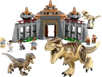 Angriff des T. rex und des Raptors aufs Besucherzentrum