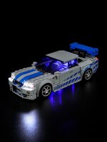 Beleuchtungsset f&uuml;r: 2 Fast 2 Furious Nissan Skyline GT-R (R34)