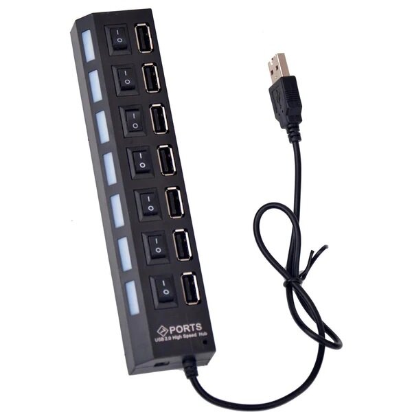 USB Hub 2.0 USB Splitter 7 ports