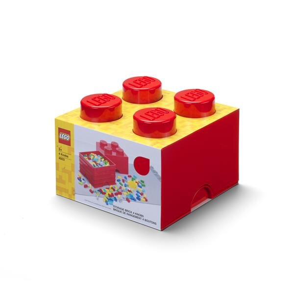 LEGO Storage Brick 2x2 | Rot
