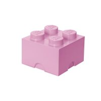 LEGO Storage Brick 2x2 | Light Pink