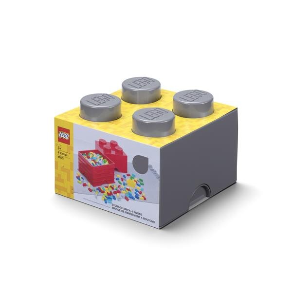 LEGO Storage Brick 2x2 | Dunkelgrau