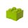 LEGO Storage Brick 2x2 | Lime