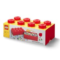 LEGO Storage Brick 2x4 | Rot