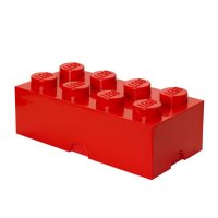 LEGO Storage Brick 2x4 | Rot