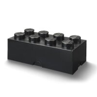 LEGO Storage Brick 2x4 | Schwarz