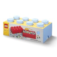 LEGO Storage Brick 2x4 | Hellblau