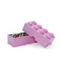 LEGO Storage Brick 2x4 | Light Pink