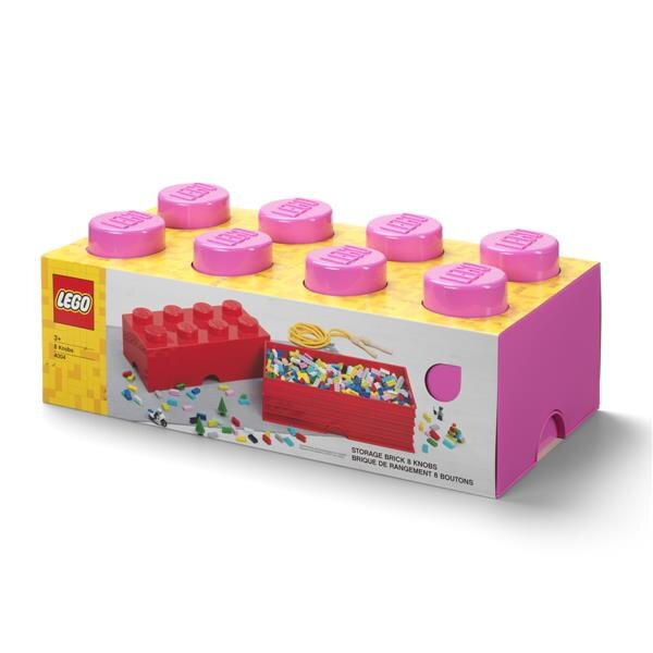 LEGO Storage Brick 2x4 | Pink