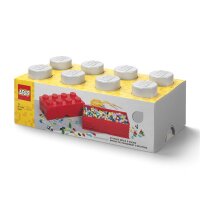 LEGO Storage Brick 2x4 | Hellgrau