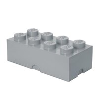 LEGO Storage Brick 2x4 | Hellgrau