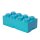 LEGO Storage Brick 2x4 | Medium Azur