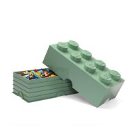 LEGO Storage Brick 2x4 | Sand Green