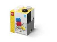 LEGO Storage Brick Multi-Pack 4 Stk. | Schwarz/Grau/Weiß