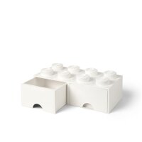 LEGO Schublade 2x4 | Weiß