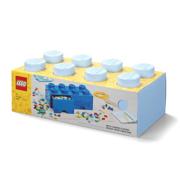 LEGO Schublade 2x4 | Hellblau