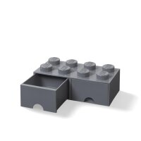 LEGO Schublade 2x4 | Dunkelgrau