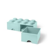 LEGO Schublade 2x4 | Aqua Blue