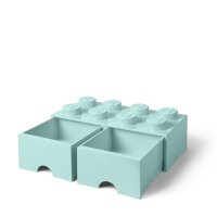LEGO Schublade 2x4 | Aqua Blue