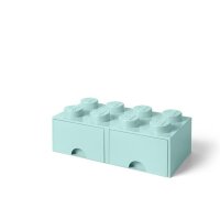 LEGO Schublade 2x4 | Aqua Blue