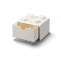 LEGO Schreibtischschublade 2x2 | Weiß