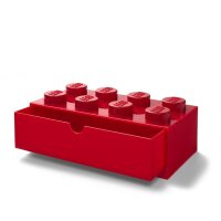 LEGO Schreibtischschublade 2x4 | Rot
