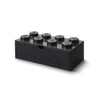 LEGO Schreibtischschublade 2x4 | Schwarz