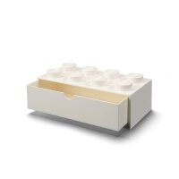 LEGO Schreibtischschublade 2x4 | Weiß