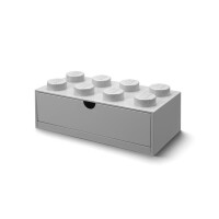 LEGO Schreibtischschublade 2x4 | Grau