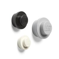 LEGO WALL HANGERS SET OF 3 | Gray, Black, White