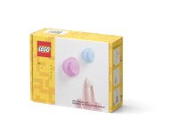 LEGO WALL HANGERS SET OF 3 | Light Blue, Light Pink, White