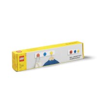 LEGO WALL HANGER RACK | Red, Blue, Yellow