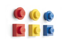 Magnets - set of 6 | Red, Blue, Yellow