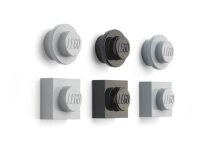 Magnets - set of 6 | Gray & Black
