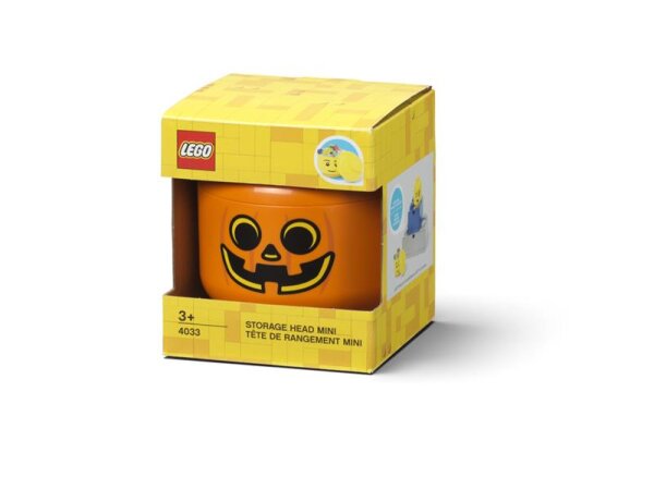 Lego Storage Head Mini | Kürbis