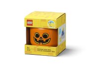 Lego Storage Head Mini - Pumpkin