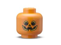 Lego Storage Head Mini - Pumpkin