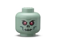 Lego Storage Head Mini - Green Skeleton