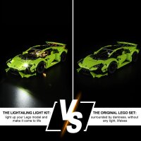 Beleuchtungsset für: 42161 Lamborghini Huracán Tecnica