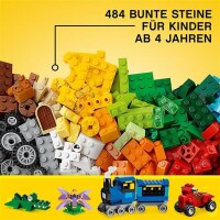LEGO Classic 2er Set 10696 Bausteine-Box + grüne Grundplatten
