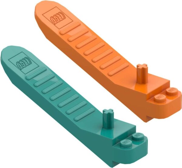 2 x System Steinlöser (orange und türkis) Brick Separator