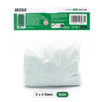 Original LEGO Basic Bricks | 100 PCS 2x4 Stein (3001) Grün