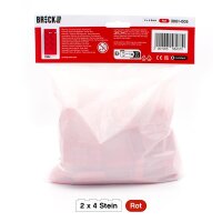 Original LEGO Basic Bricks | 100 PCS 2x4 Stein (3001) Rot