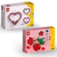 LEGO Love Set: 40638 Herz-Deko & 40460 Rosen